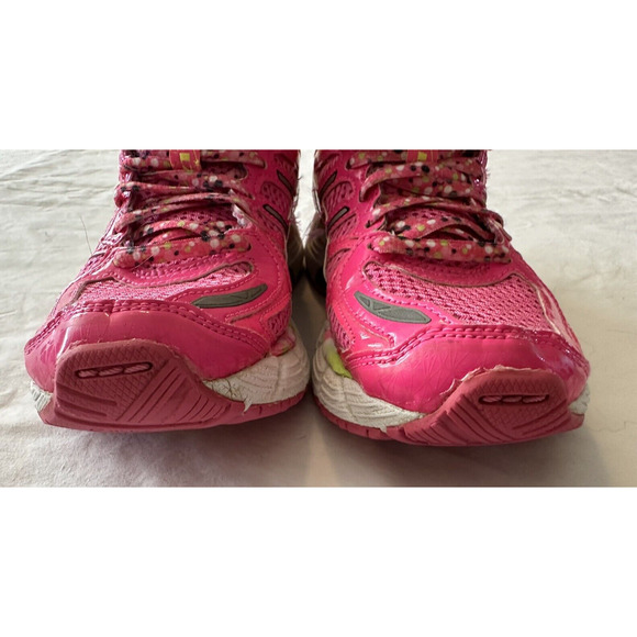 Asics Gel Kayano 21 C459N 3591 Pink Yellow Sz 1.5 Shoes Girls Kid Youth - Picture 8 of 15